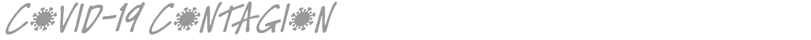 Covid-19 Contagion font preview